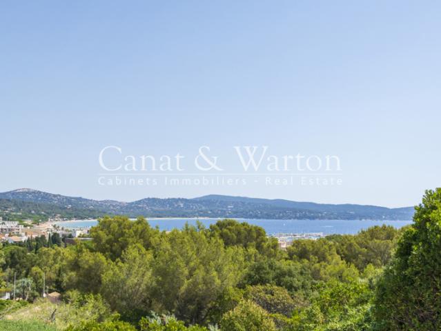 DOMAINE SÉCURISÉ À CAVALAIRE: VILLA AVEC VUE MER & PISCINE