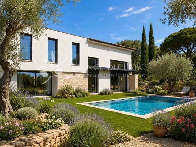 Domaine sécurisé villa au calme vue dégagée 180m² Biot