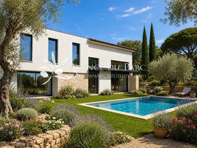 Domaine sécurisé villa au calme vue dégagée 180m² Biot