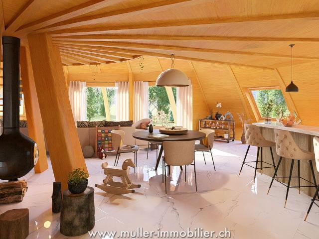 Domespace modèle familial: votre maison qui suit le soleil! Dreamo. Ch