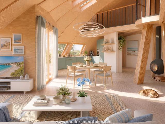 Domespace with 4 rooms on sale in Villarimboud 172 m² | dreamo. Ch