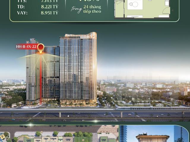 DONT MISS Căn 1PN 62m2 view vườn cảnh quan Hanoi Seasons Garden Nguyễn Trãi từ 8.3 tỷ