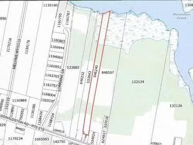 Donaldston Road, Tenmile House, PE, C0A 1T0 vacant land for.