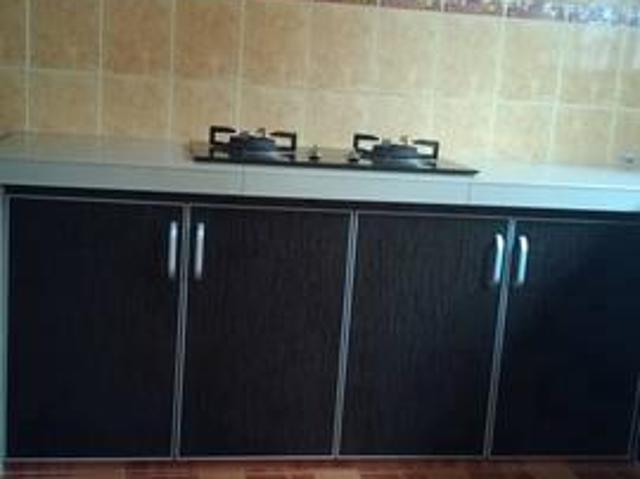 Done renovation mozek flooring kitchen cabinet flat bukit panchor