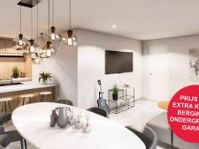 Doorzonappartement met hoekterras