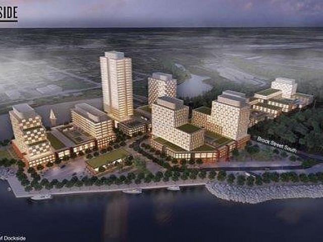 Dockside Whitby Harbour pre construction