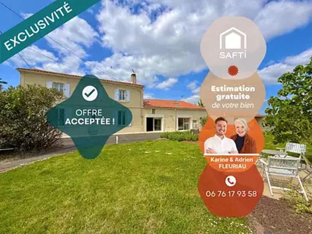 Doix lès Fontaines 85200 Achat / Vente maison 7 pièces t7 terrasse parking