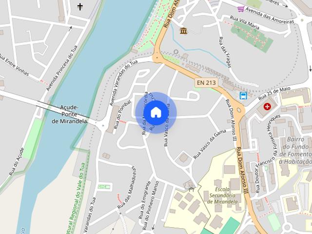 Dois quartos para alugar no centro de Mirandela