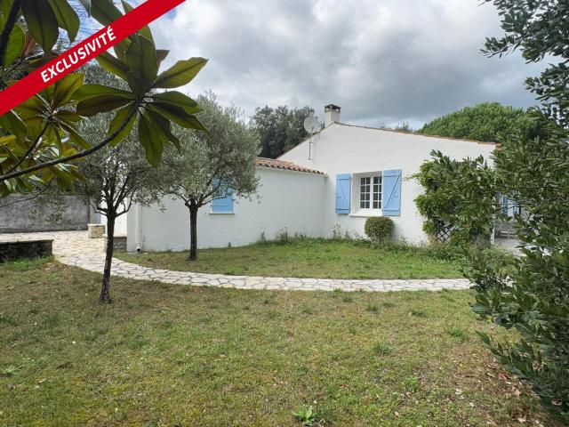 DOLUS D'OLERON COTE OUEST, maison de plain pied 72m² + garage de 21m²