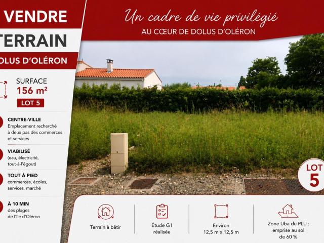 Dolus d'Oléron Vente Terrain 17