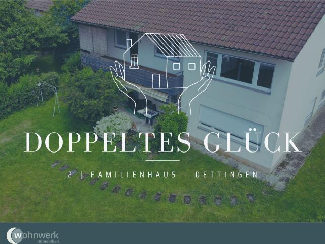 RESERVIERT Großzügiges Zweifamilienhaus mit Traumgarten in ruhiger Lage von KN Dettingen