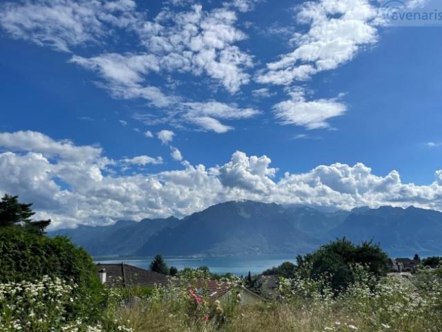 Doppelhaus mit exklusivem Blick auf den Genfersee und die Berge