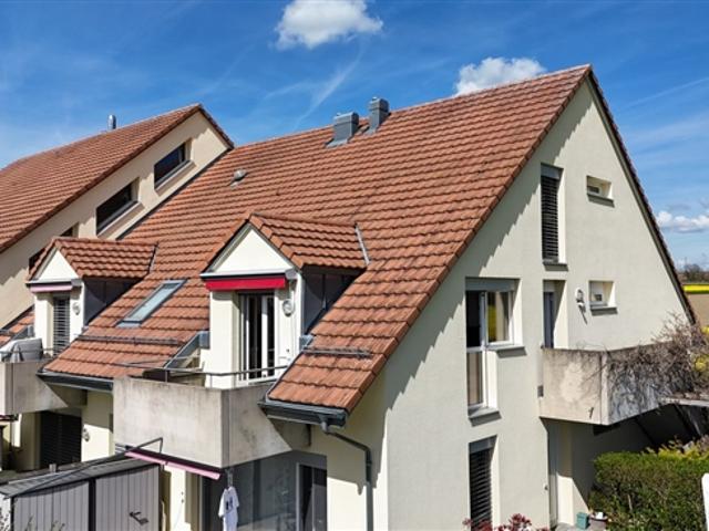 Doppelhaus mit Garten und Blick auf Alpen / Mont Blanc Daillens