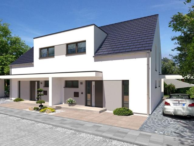 Doppelhaus in Minden.1027, Euro Rate Sonderzins ab 0,5% NRW Bank bis 31.03.2024 mit Grundstück Streif Ratenzuschuß 10 Jahre 200. Euro pro Mon