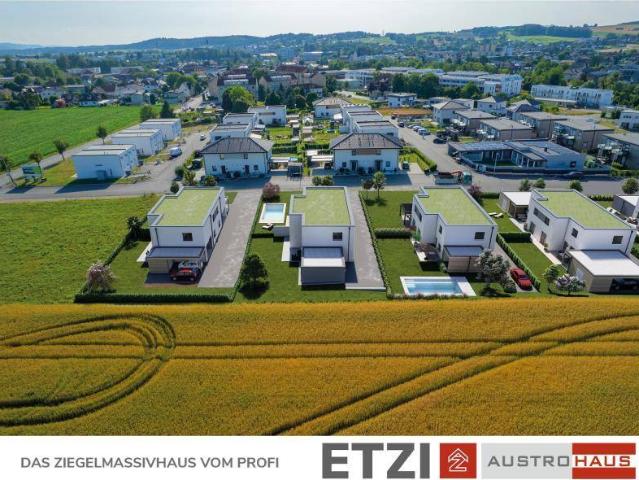 DOPPELHÄUSER: SUPER PREIS LEISTUNG! Zentral gelegenes Grundstück inkl. Doppelhaushälfte in Wieselburg ab € 395.000