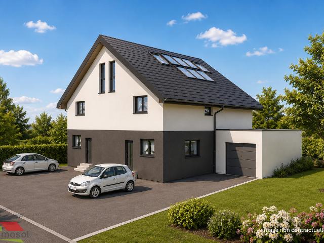 Doppelhaushälfte nach Plan 5.5 Zimmer Untergeschoss Garten Gar