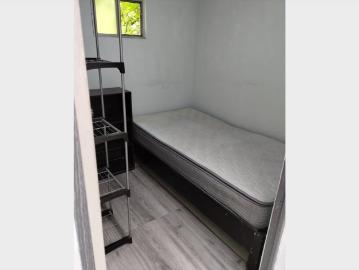 Dormitorio amueblado e individual en renta, con áreas comunes compartidas, por calz de Guadalupe y e