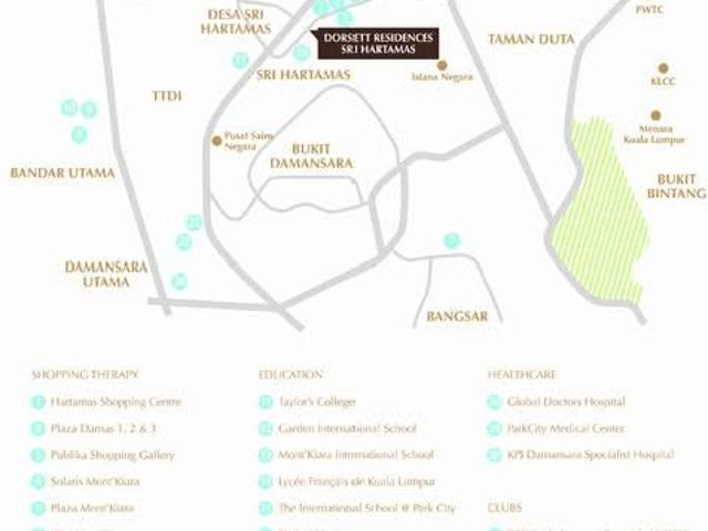 Dorsett Residences Sri Hartamas, Taman Sri Hartamas, Sri Hartamas