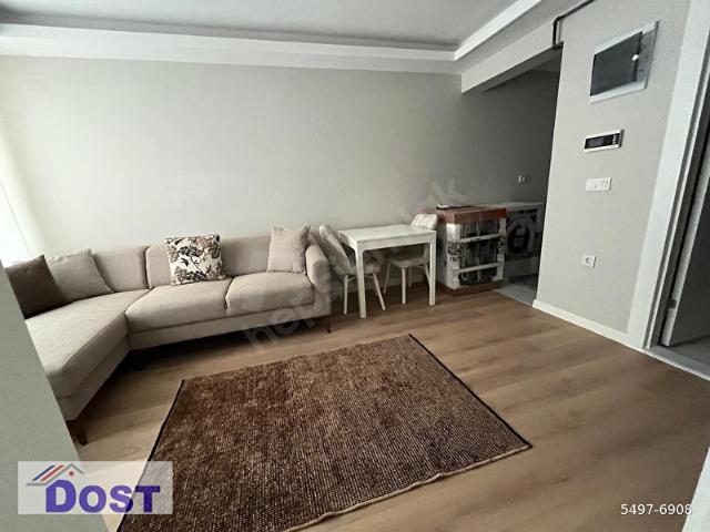 DOSTTAN MOBİLYALI1+1 SIFIR BİNADA SIFIR EŞYA GÜNEY CEPHE GİRİŞ KATTA MİLLİ KÜTÜPHANE VE YAKINI