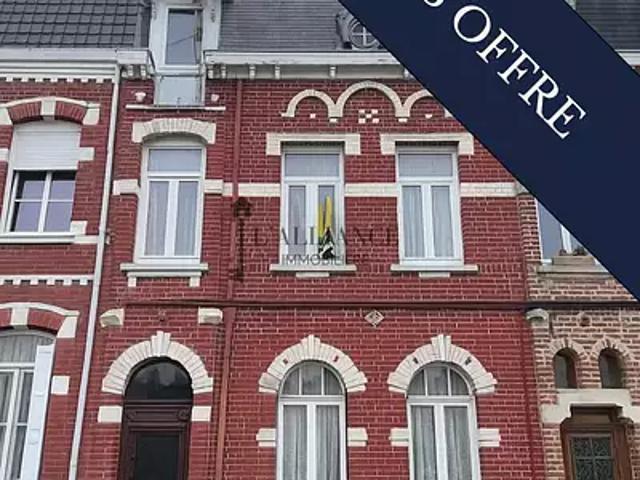 Douai 59500 Achat / Vente maison 6 pièces t6 terrasse