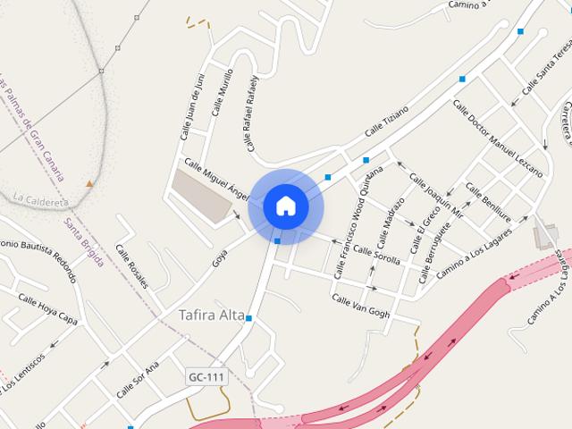 Double bed in Rooms for rent in 6 bedroom house in Tarifa Alta
