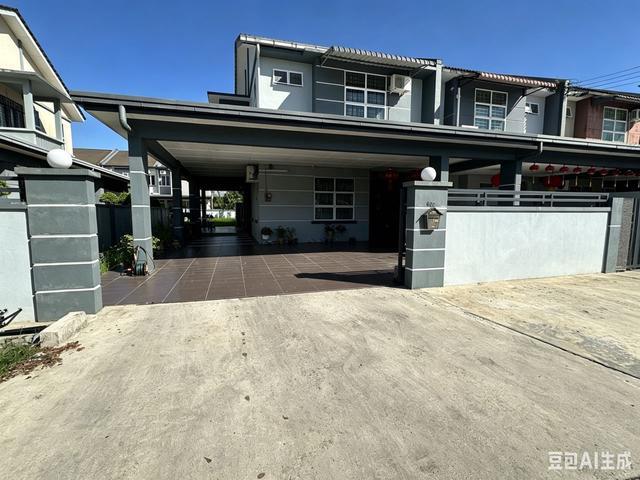 Double Storey Corner House at Moyan Batu Kawa Sin San Tu For Sale