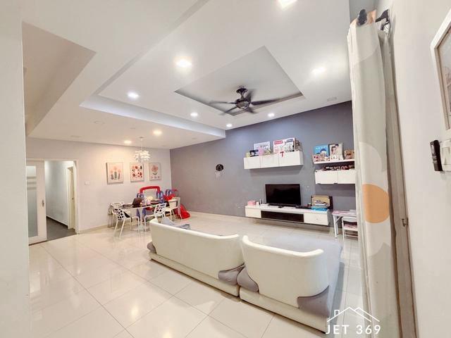 Double Storey Damai Residence Kemuning Utama Fully Reno Facing North