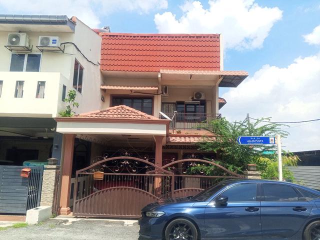Double storey end lot Kg Raja Uda Port Klang