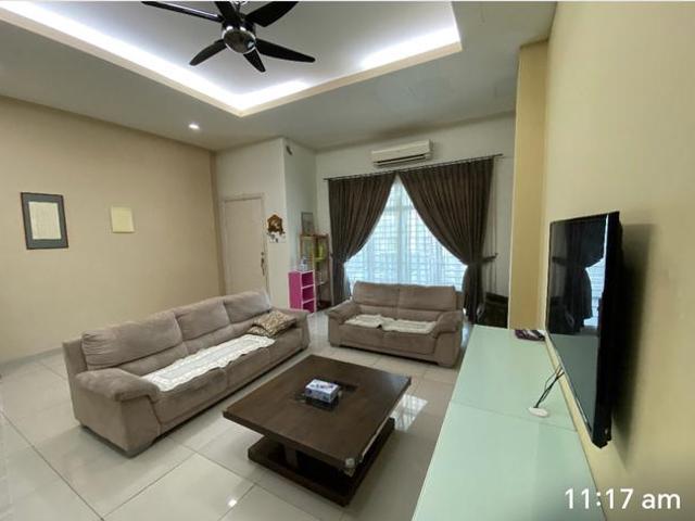 Double storey fully furnished