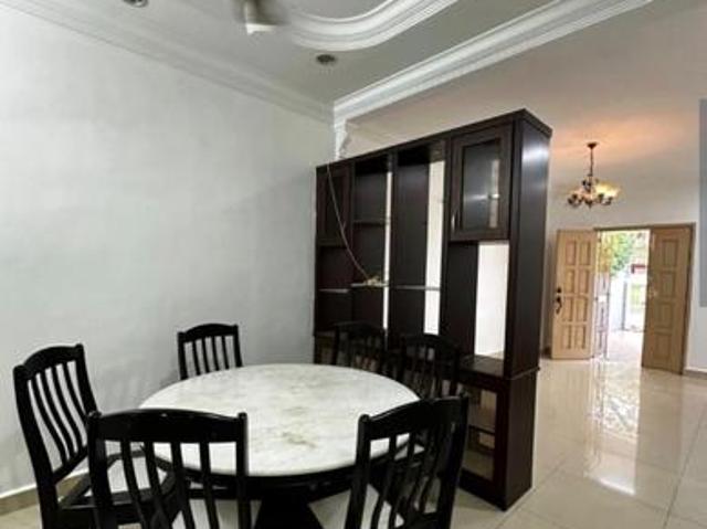 Double storey fully furnished