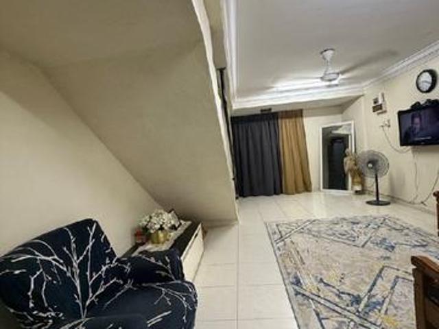 Double storey low cost house