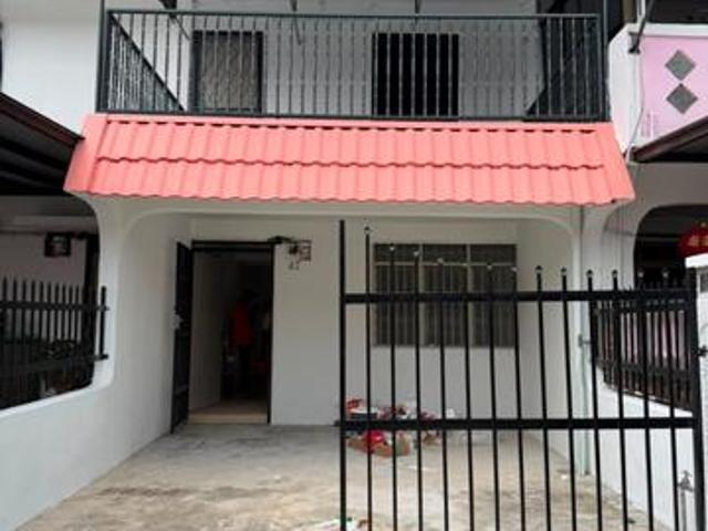 Double Storey Low Cost Permas Jaya 3 Bedroom New Painting
