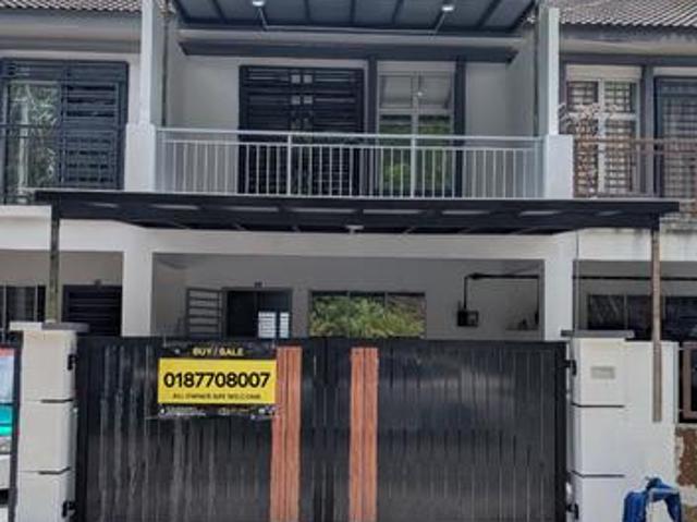Double Storey Scientex Pasir Gudang Fully Reno Full Loan Non Bumi Lot