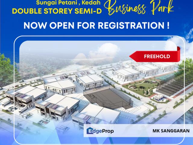 Double Storey Semi D Type A Business Park at Sungai Petani