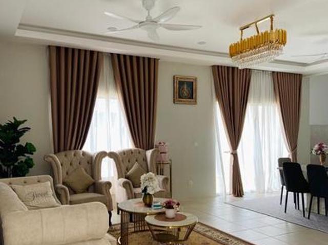 Double Storey SemiD Iringan Bayu with renovation and semi furnish
