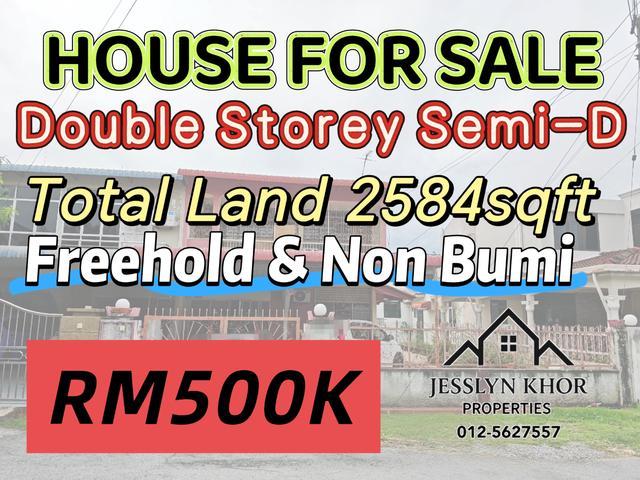 Double Storey SemiDetached at Taman Lumba Kuda