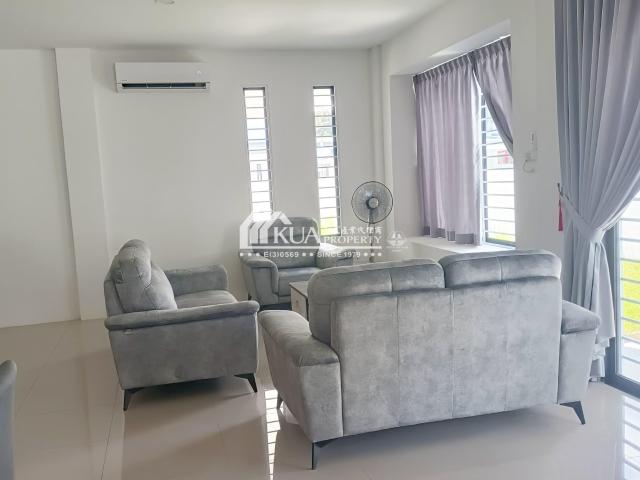 Double Storey Terrace Corner House For Rent! Located at Uni Garden, Samarahan