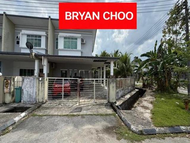 DOUBLE STOREY TERRACE CORNER HOUSE FOR SALE At KUCHING SARAWAK