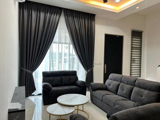 Double Storey Terrace at Hijauan Hill Meru Fully Furnish for Sale