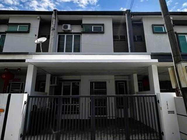 Double Storey Terrace House at Jalan Field Force in Kuching for Sale