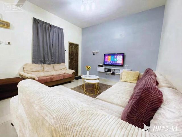 Double storey terrace house at Taman seri mangga for rent