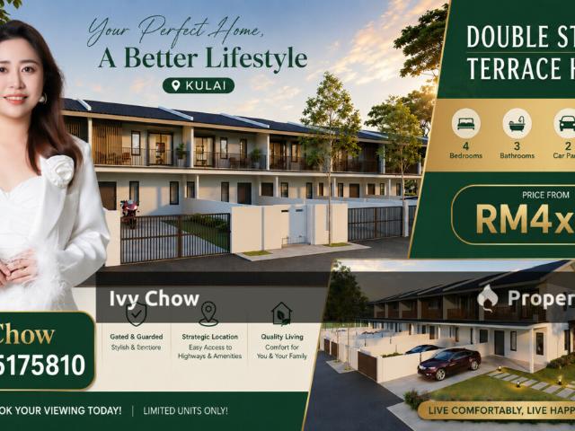 Double Storey Terrace House Kulai