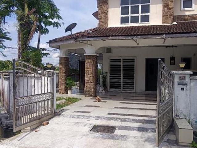 double story terraced corner lot
