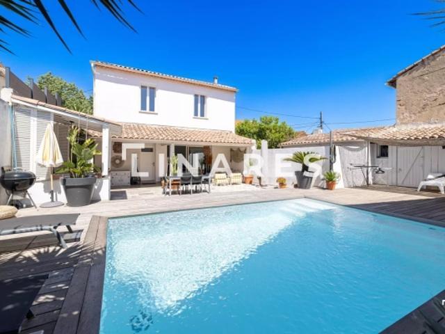 DOUCEUR DE VIVRE Maison T4 de 103m² Dépendance Jardin 300m² Piscine Garage 13009 Sainte Marguerite