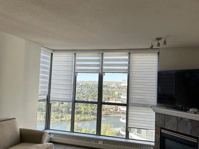 Downtown Condo with a view to Bow River, next to LRT