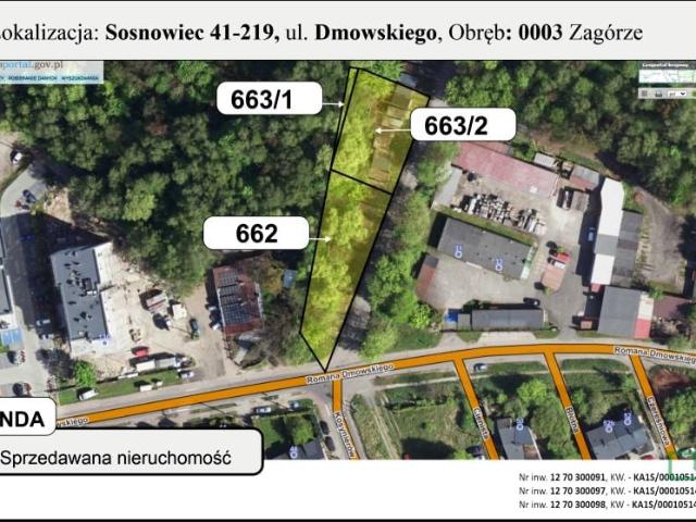 Dmowskiego 1 852 m², Sosnowiec
