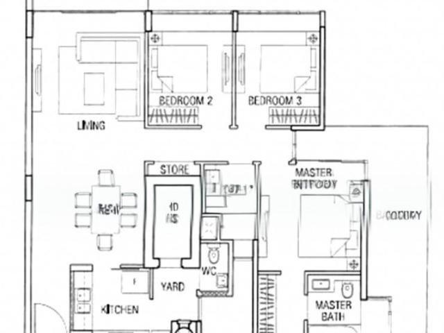 D'pavilion D19, Apartment