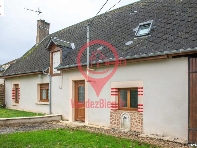 dpt cher 18, à vendre SOULANGIS Maison P4 de 120m2 avec garage et dépendance, sur un terrain de 534m2
