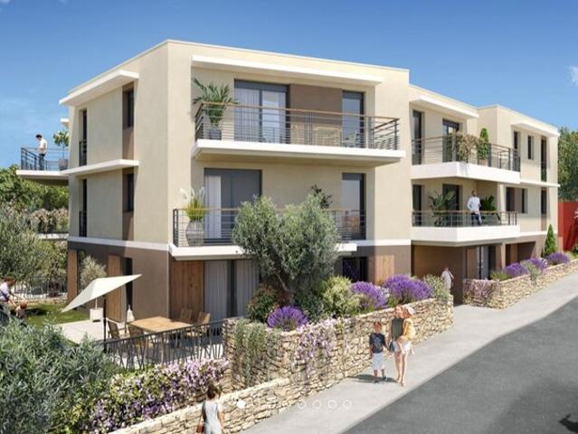 Dpt Alpes Maritimes 06, à vendre LA ROQUETTE SUR SIAGNE appartement T3 de 68,75 m² Terrain de 46 m²
