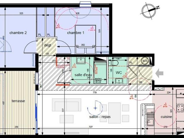 Dpt Guadeloupe 971, à vendre SAINT FRANCOIS appartement T3 de 84,1 m²